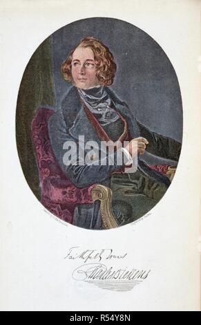 Charles Dickens. La vie et aventures de Nicolas Nickleby ... L'esprit. Chapman & Hall : Londres ; Henry Frowde : New York, [1. Charles John Huffam Dickens (1812-1870). L'écrivain anglais. Portrait. Image prise à partir de la vie et aventures de Nicolas Nickleby avec trente-neuf illustrations par 'Phiz', etc.... Publié à l'origine/produit dans Chapman & Hall : Londres ; Henry Frowde : New York, [1911]. . Source : 012612.i.8, frontispice. Langue : Anglais. Banque D'Images