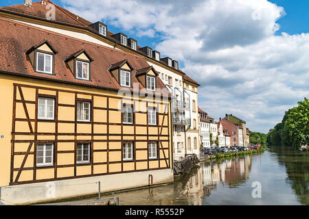 Ville historique de Bamberg, libre de l'État de Bavière, Allemagne Banque D'Images