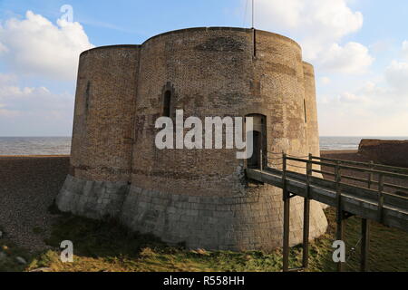 La tour Martello (aujourd'hui monument Trust), Aldeburgh, Suffolk district côtier, Suffolk, East Anglia, Angleterre, Grande-Bretagne, Royaume-Uni, UK, Europe Banque D'Images