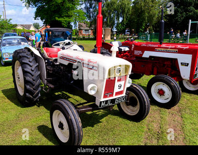 Tracteur David Brown Vintage à discuter à Lincolnshire Show Banque D'Images