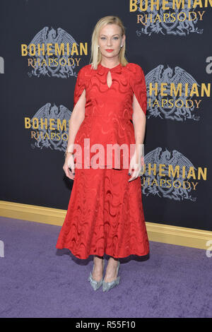 Samantha Mathis participe à 'Bohemian Rhapsody' New York première au Théâtre de Paris le 30 octobre 2018 dans la ville de New York. Banque D'Images