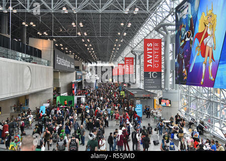 New York Comic Con à Jacob Javits Center le 4 octobre 2018 à New York. Banque D'Images