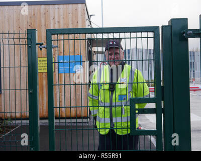 Les travailleurs des centrales nucléaires Sedgemoor hébergement Campus, Bridgwater, Somerset, Royaume-Uni, Banque D'Images