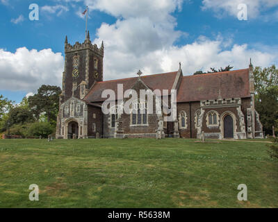 Sandringham, Norfolk, UK - 26 Avril 2014 : la vue de Marie Madeleine église sur le Sandringham Estate dans Nolfolk. Banque D'Images