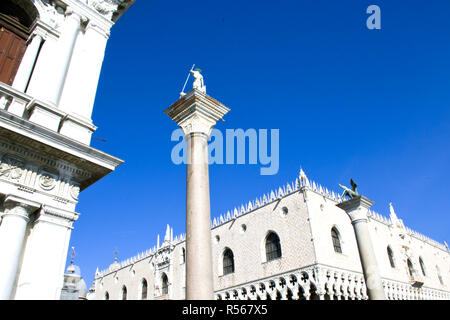 Panorama del Canal Grande di Venezia - Italia Banque D'Images