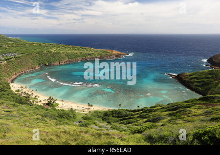 Hanauma Bay, Oahu, Hawaii Banque D'Images