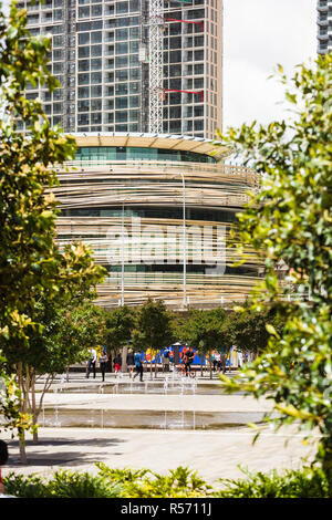 L'échange à Sydney, un nouveau bâtiment municipal conçu par Kengo Kuma et associés Banque D'Images