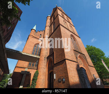 Église Propsteikirche Herz Jesu à Luebeck Banque D'Images