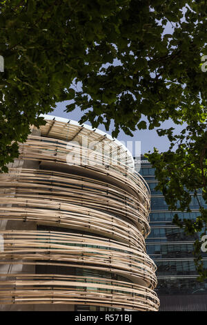 L'échange à Sydney, un nouveau bâtiment municipal conçu par Kengo Kuma et associés Banque D'Images