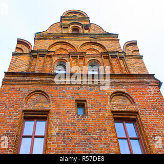 La proximité de l'ancienne maison à la rue de la vieille ville de Kaunas Banque D'Images