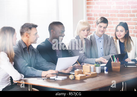 Divers Business Meeting Banque D'Images