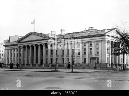 1909-1914 - Construction du département du Trésor, Washington D.C. Banque D'Images