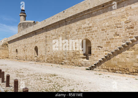 La forteresse à Aigues-mortes, Camargue, sud de la france Banque D'Images