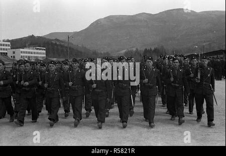 Des soldats de la Légion Noire à Koševo, Sarajevo. Date Avril 1942 Banque D'Images