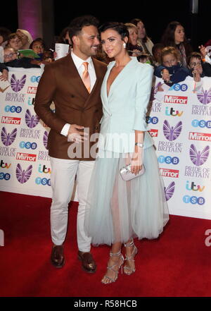 Pride of Britain Awards au Grosvenor House, Park Lane, London Avec : Ryan Thomas, Lucy Mecklenburgh Où : London, Royaume-Uni Quand : 29 Oct 2018 Source : WENN.com Banque D'Images