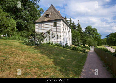 Goethe garden house dans le parc sur l'ILM, Weimar, Thuringe Banque D'Images