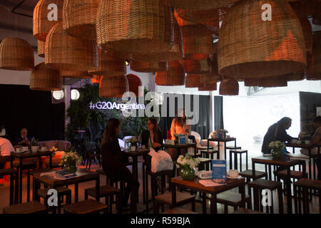 Buenos Aires, Argentine. 30Th Nov 2018. G20 media center équipements pour le Sommet du G20, Buenos Aires, Argentine Crédit : Ariel García Giménez/Alamy Live News Banque D'Images