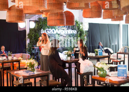 Buenos Aires, Argentine. 30Th Nov 2018. G20 media center équipements pour le Sommet du G20, Buenos Aires, Argentine Crédit : Ariel García Giménez/Alamy Live News Banque D'Images
