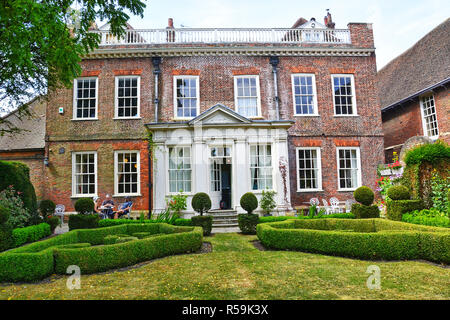 Fydell House, Boston, Lincolnshire, Royaume-Uni. Demeure seigneuriale et jardins, administré par le conseil, et utilisé pour les cours, réunions, et autres activités communautaires. Banque D'Images