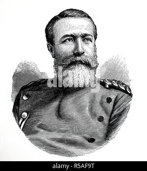 Frederick I, Frederick Wilhelm Ludwig, 9 septembre 1826, 28 septembre 1907, Grand-duc de Bade, woodcut, Allemagne Banque D'Images