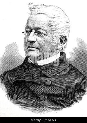 Marie Joseph Louis Adolphe Thiers, 15 avril 1797, 3 septembre 1877, l'homme d'État français, gravure sur bois, France Banque D'Images