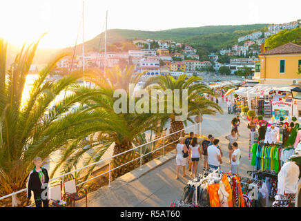 La Croatie, Istrie, Rabac Banque D'Images