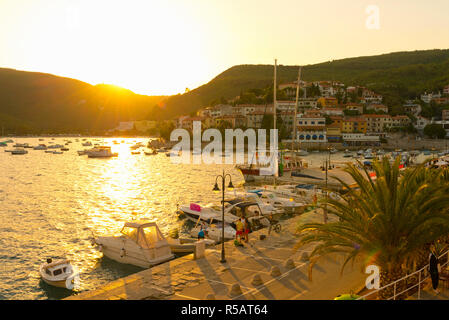 La Croatie, Istrie, Rabac Banque D'Images