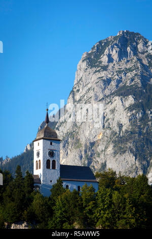 Johannesberg Chapelle, Traunkirchen, le lac Traunsee, Salzkammergut, Haute Autriche, Autriche Banque D'Images