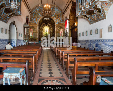 D'intérieure de l'église Sao Francisco da Penitencia, Rio de Janeiro, Brésil Banque D'Images