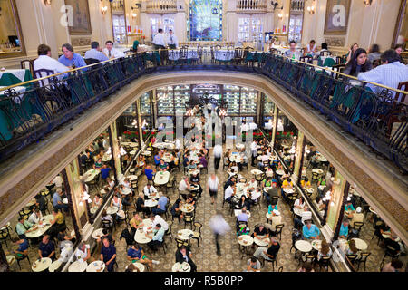 Brésil, Rio de Janeiro, Confeitaria Colombo Cafe & restaurant Banque D'Images