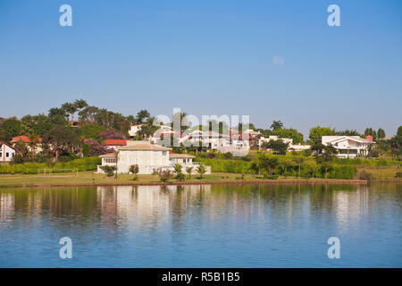 Brésil, Département Federal-Brasilia, Brasilia, le lac do Paranoa - Lago do Paranoa Banque D'Images