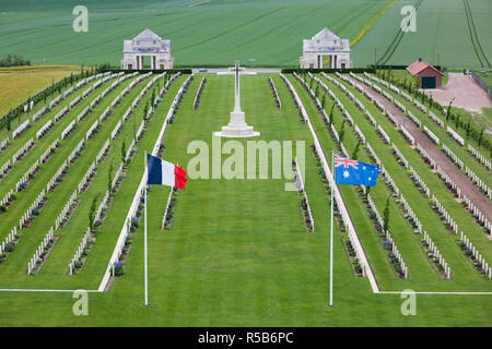 France, Picardie, Somme, Somme de bataille, Villers-Bretonneux, Mémorial National Australien à des soldats perdus au cours de la Première Guerre mondiale Banque D'Images