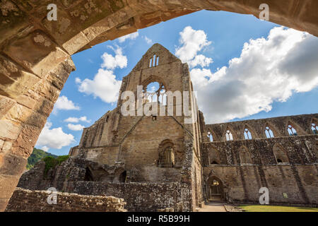 Abbaye de Tintern, Monmouthshire, Wales Banque D'Images