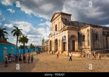 La province de Sancti Spiritus, Cuba, Trinidad, l'Iglesia Parroquial de la Santisima Trinidad, Holy Trinity Church Banque D'Images