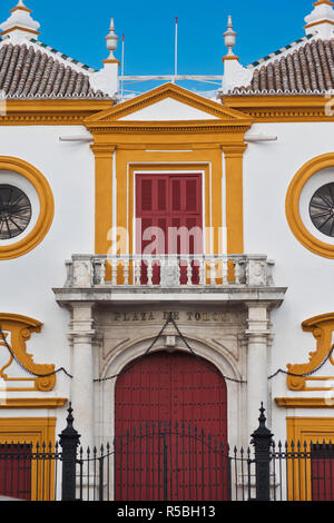 Espagne, Andalousie, région Province de Séville, Séville, la Plaza de Toros de la Real Maestranza Banque D'Images