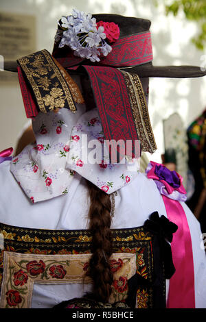 Danse folklorique d'Ibiza, Sant Miquel de Balansat, Ibiza, Baléares, Espagne Banque D'Images