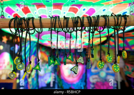 Marché Hippie de Punta Arabi, Ibiza, Baléares, Espagne Banque D'Images