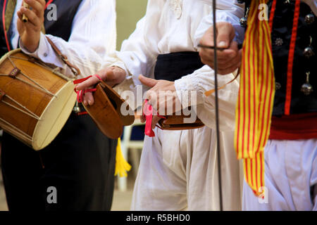 Danse folklorique d'Ibiza, Sant Miquel de Balansat, Ibiza, Baléares, Espagne Banque D'Images