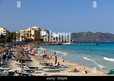 L'Espagne, Îles Baléares, Mallorca, Cala Millor Banque D'Images