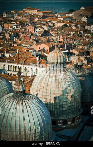 Italie, Vénétie, Venise, la Basilique Saint Marc Banque D'Images