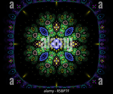 Résumé de l'image fractale Banque D'Images