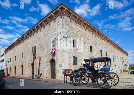 République Dominicaine, Saint-Domingue, Le Colonial, Museo de las Reales Banque D'Images