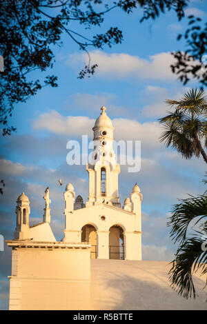 République Dominicaine, Saint-Domingue, Le Colonial, l'église de La Altagracia. Banque D'Images