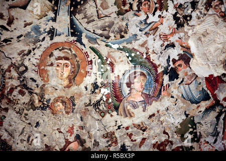 Monastère syrien, Wadi El Natroun, Egypte Banque D'Images