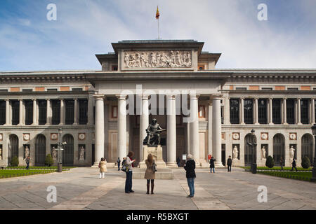 Espagne, Madrid, Paseo del Prado, Museo del Prado museum Banque D'Images