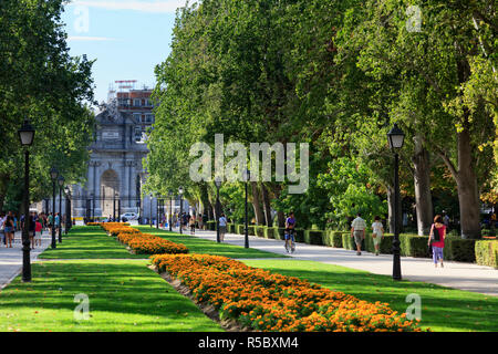 Espagne, Madrid, Buon Retiro (Parque del Buen Retiro) Banque D'Images