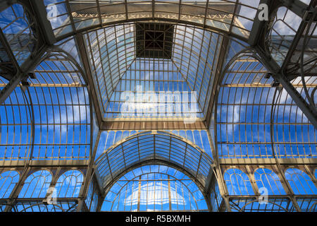 Espagne, Madrid, Buon Retiro (Parque del Buen Retiro), Crystal Palace Banque D'Images