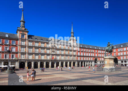 Espagne, Madrid, Plaza Mayor Banque D'Images