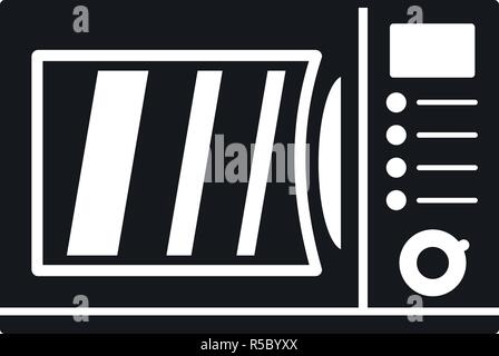 L'icône du clavier d''un four micro-ondes. Simple illustration de vecteur pour l'icône de micro-ondes clavier web design isolé sur fond blanc Illustration de Vecteur