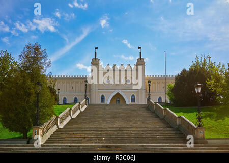 Entrée principale du Château de Lublin Banque D'Images